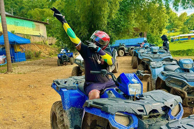 Dunn's River Falls , Bamboo Rafting & ATV Ride from Montego Bay - Jungle ATV Ride: 45 Minutes to 1 Hour of Off-Road Fun