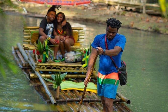 Dunn's River Falls , Bamboo Rafting & ATV Ride from Montego Bay - White River Bamboo Rafting: A Short Float That Still Feels Peaceful