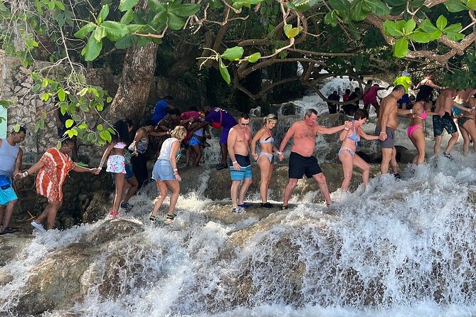 Dunn's River Falls Climb and Beach Include Entry Fee (ᵔᵕᵔ) - Optional Ocho Rios Market Stop: Souvenirs Without a Full Detour