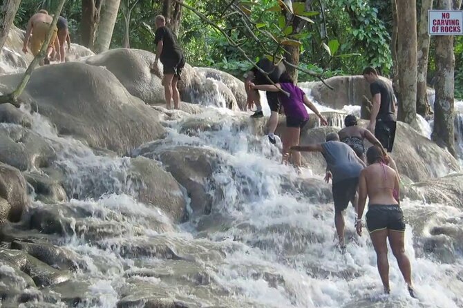 Dunns River Falls and Blue Hole Ocho Rios - Dunn’s River Falls climb, terraced limestone, and why water shoes matter