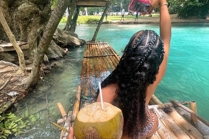 Dunns River Falls, Zipline, Bamboo Rafting, Horseback Ride Tour - Lunch at Scotchies Drax Hall, with real jerk flavor and real timing