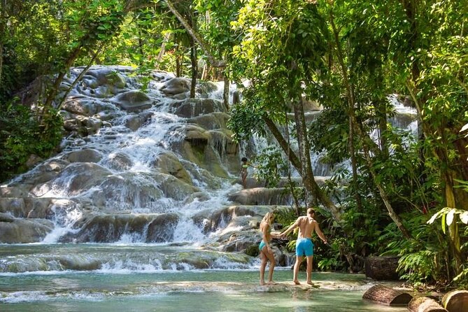 Dunns River Falls, Zipline, Bamboo Rafting, Horseback Ride Tour - Horseback Ride and Swim from the hotel lobby
