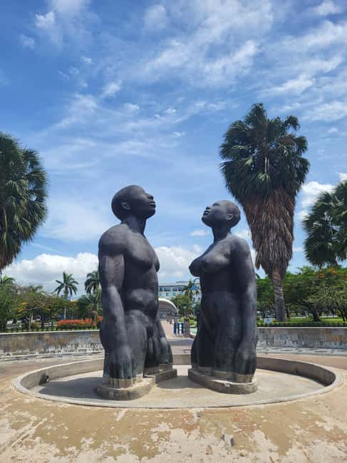 Explore Downtown Kingston and New Kingston: - National Stadium and National Heroes Circle stops