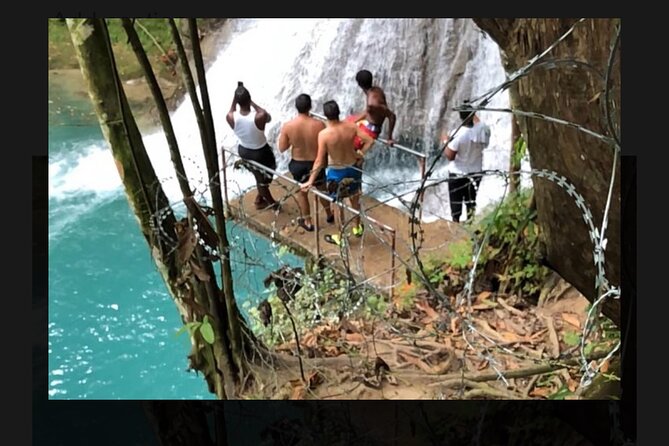 Explore Montego Bay Jamaica to Blue Hole/Secret Falls River Tour - The Guide Factor, Leon, Errol, and Everald