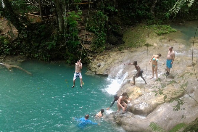 Falmouth Shore Excursion: Blue Hole, White River Tubing - Why this Blue Hole and White River combo makes sense