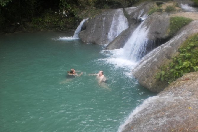 Falmouth Shore Excursion: Blue Hole, White River Tubing - Blue Hole (Secret Fall): what you should expect in the water