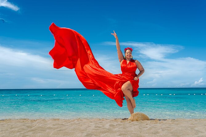 Flying Dress Photoshoot at Doctors Cave Beach Montego Bay Jamaica - Key highlights you should know before you go