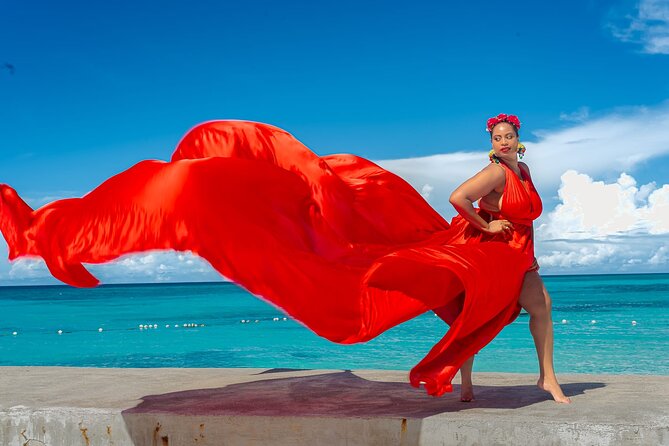 Flying Dress Photoshoot at Doctors Cave Beach Montego Bay Jamaica - What kinds of occasions make the most sense