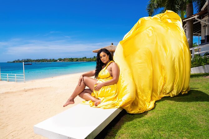 Flying Dress Photoshoot in Jamaica - How the 1-hour photoshoot actually plays out