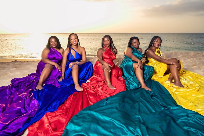 Flying Dress Photoshoot in Jamaica - What you get: 10 edited images plus dress rental value