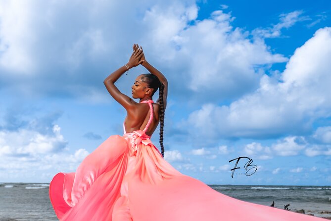 Flying dress session - Why Montego Bay Works for a Flying Dress Photoshoot