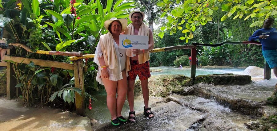 From Montego Bay: Blue Hole Waterfall Experience - Ocho Rios stop: quick flavor, short window, and optional add-ons