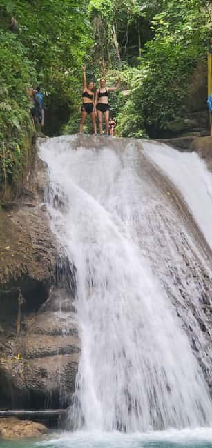 From Montego Bay: Blue Hole Waterfall Experience - Island Gully Falls: sinkhole pools, caves, and choose-your-own-adventure water time