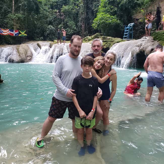 From Ocho Rios: Blue Hole Secret Waterfall & Highlight Tour - Meet Devon and the team: English guidance that can make or break your mood