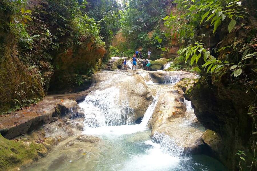 From Ocho Rios: Blue Hole Tour with Jamaican KFC Meal - Island Gully Falls meets Blue Hole: what you’re really signing up for