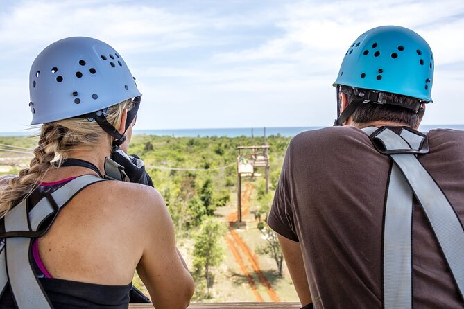 Full Day Jamwest Adventure Park with Welcome Drink - Zipline treetops and an extreme waterslide pool drop
