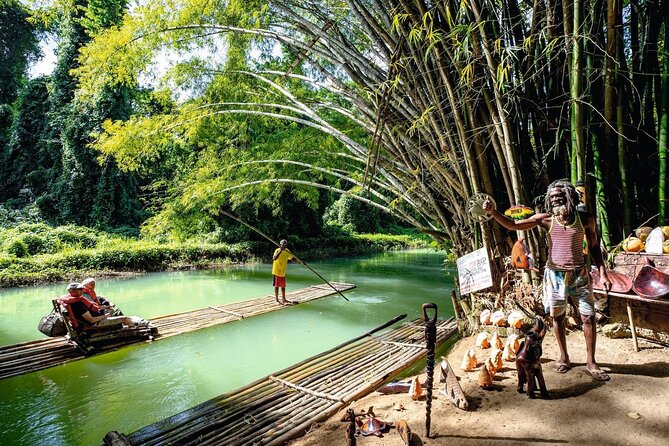 Full Day Martha Brae Rafting & Luminous Lagoon Tour with Dinner - Martha Brae River rafting: calm 3-mile flow and bamboo raft building