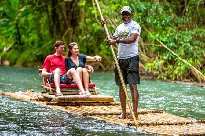 Grate River Rafting with Limestone Massage, Jet Ski and Parasailing combo tour - Lethe Estate rafting, bamboo raft style in Hanover hills