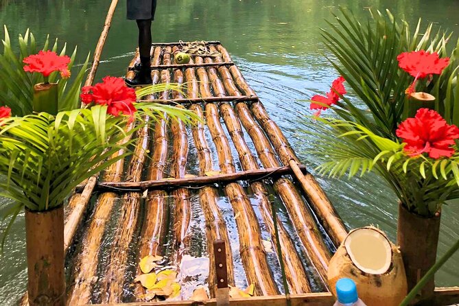 Great River Rafting with Limestone body or Foot Massage - The 30-Foot Bamboo Raft and What “Your Pace” Really Means