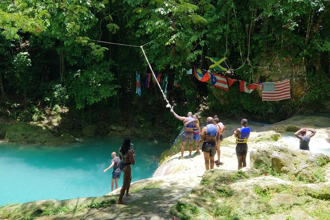 Horseback Ride, Bamboo Rafting and Bluehole/Secret Falls Tour from Montego Bay - White River bamboo rafting: a relaxing ride with safety focus, plus a reality check on vendors