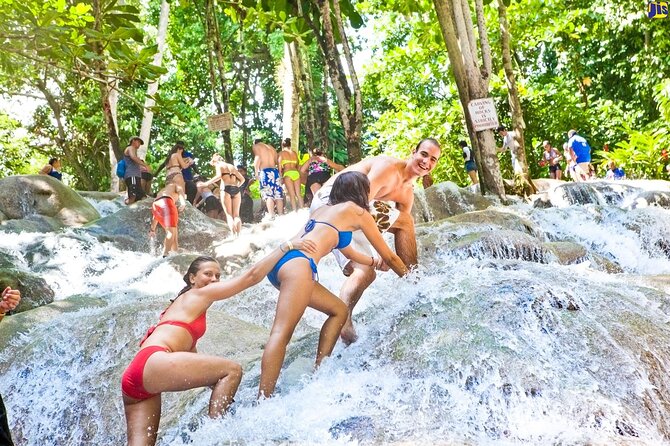 Horseback 'Ride N Swim' & Dunns River Falls from Montego Bay - Dunns River Falls: How to Enjoy It With Real-World Pace