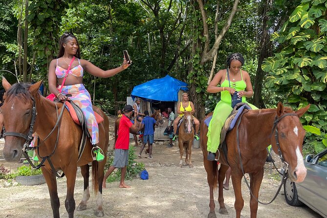 Horseback Riding and Swimming then Dunn's River Falls - Horseback Riding Through the Ocean: Photos, Safety, and First-Timer Comfort