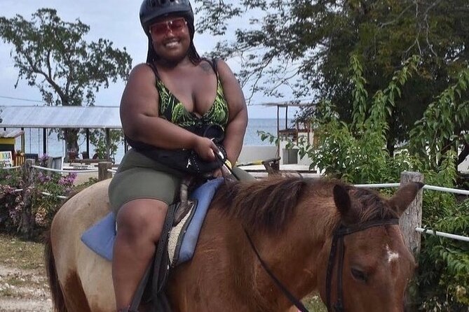 Horseback Riding, ATV and Ocean Zip lining combo from Montego Bay - A Half-Day of Beach Horseback, ATV Safari, and Ocean Zipline