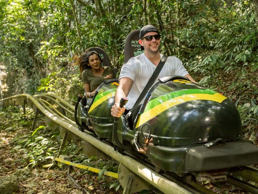 Jamaica: Bobsled and Dunn's River Falls Adventure Tour - The Mystic Mountain Bobsled: Rainforest Coasting With Speed Control