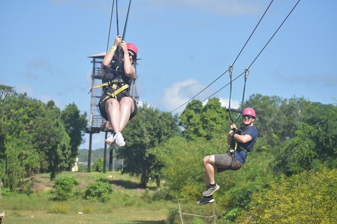 Jamwest ATV Off-Road Adventure & Zipline Combo in Negril - Reggae energy, guide personalities, and named shout-outs