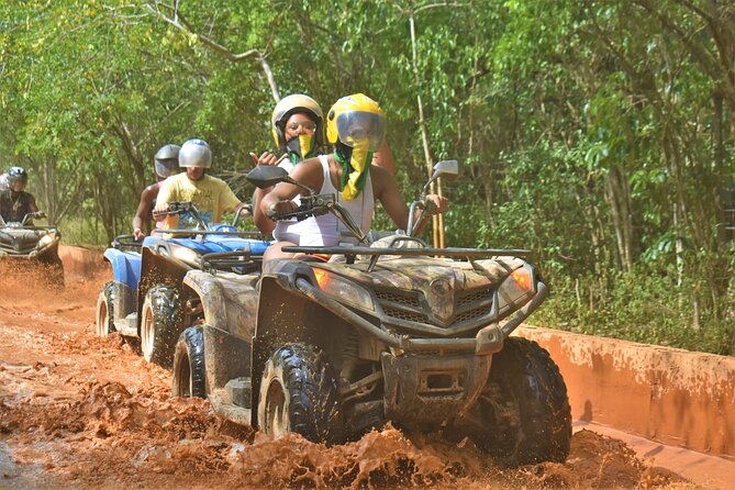 Jamwest ATV Tour to Salmon Point from Negril - Pickup, check-in, and getting set for the trail