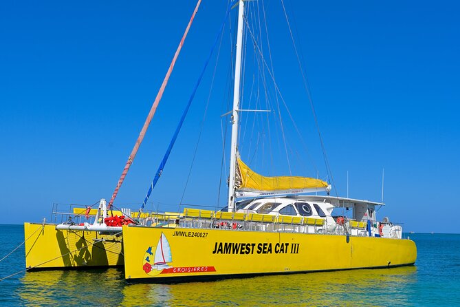 Jamwest Beach Negril Family Catamaran Cruise Pick up from Lucea - From Lucea to Jamwest Beach Park, the start that sets the tone