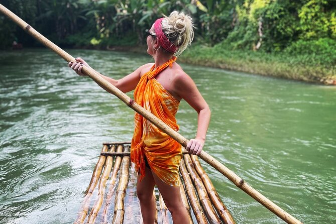 Lethe River Bamboo Rafting & Limestone Foot Massage Experience - On the River: What the 1-Hour Bamboo Rafting Feels Like