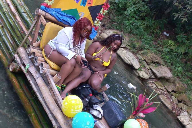 Lethe River Rafting Travel from Montego Bay w FREE Rum Punch - Riverbank Refreshes: Bar Time, Optional Massage, and a Slower Moment
