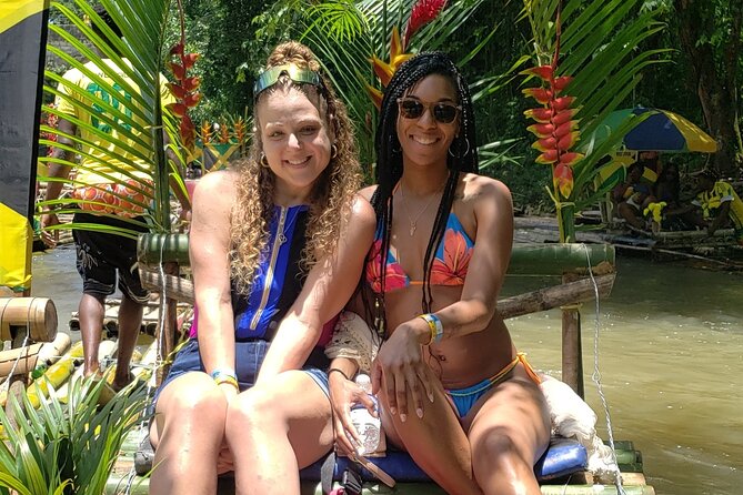 Margaritaville and Great River Rafting with Limestone Massage - River rafting in Hanover Parish: the calm, guided bamboo-raft ride