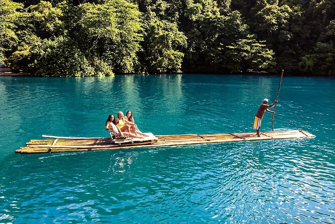 Martha Brae Rafting Experience w/Jerk Chicken Lunch, Montego Bay - Boarding the bamboo raft: what that hour is really like