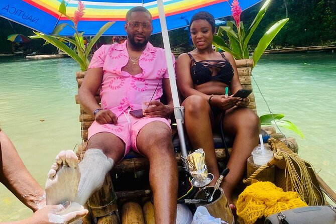 Montego Bay Bamboo Rafting Tour with Limestone Foot Massage - Private transport and Party Mike Tours: the part that sets the tone
