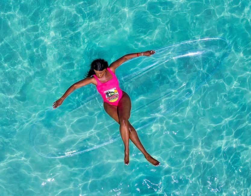 Montego Bay: Clear Kayak Drone Photoshoot Experience - Montego Bay water you can actually see through