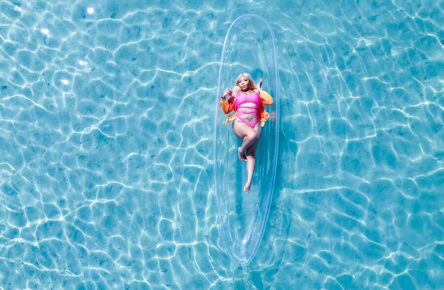 Montego Bay: Crystal Clear Kayak Drone singles Photo Shoot - Why a Transparent Kayak With Drone Photos Works So Well in Montego Bay