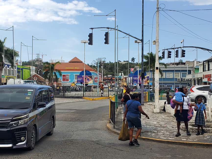 Montego Bay Excursion and Beach - Through neighborhoods and villas, then onto the Hip Strip