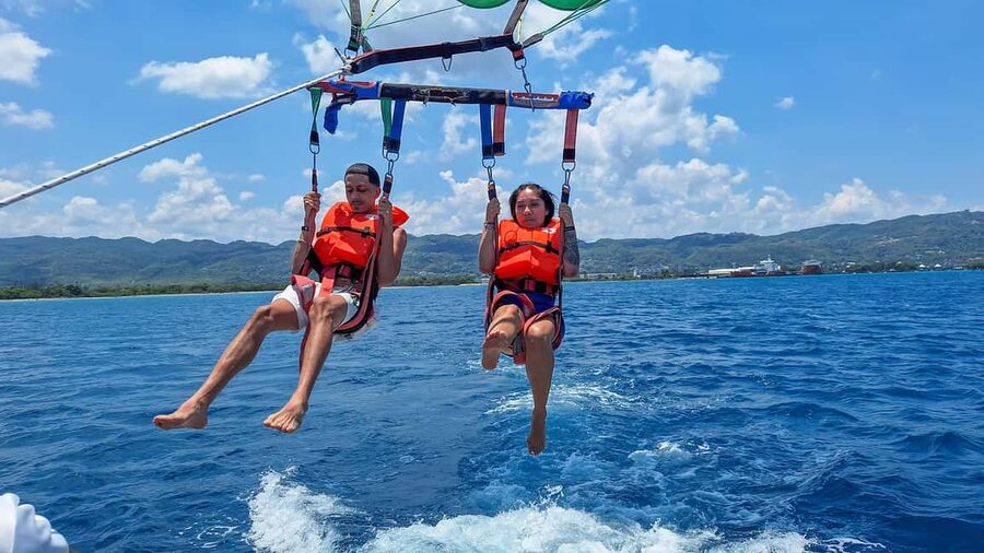 Montego Bay: Parasailing and Jet Ski Combo with Pickup - Jet skiing for about 30 minutes: orientation first, then you control the ride