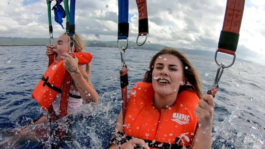 Montego Bay: Parasailing and Jet Ski Combo with Pickup - Getting there: hotel pickup, a van ride, and then St. James Parish