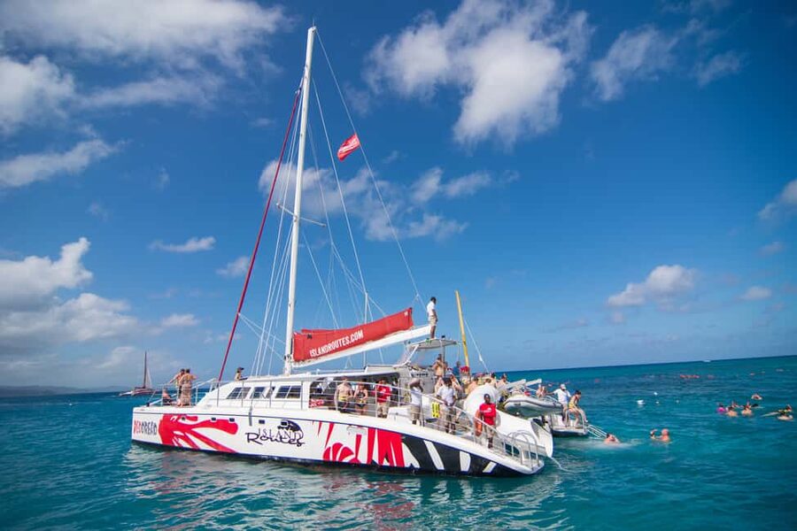 Montego Bay: Reggae Catamaran 18+ Cruise with Open Bar - Margaritaville stop: a break from saltwater, plus choices