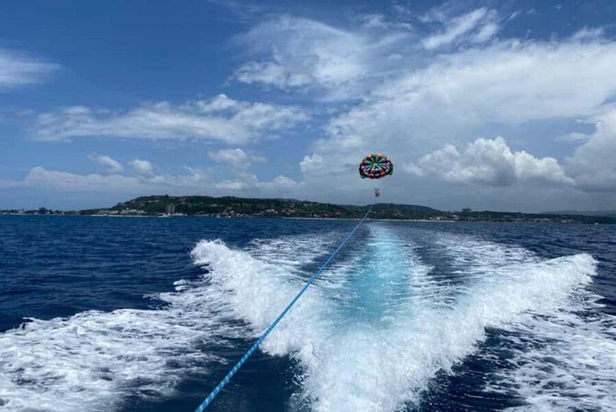 Montego Bay Thrilling Watersports Adventure Packages - The Montego Bay Triple Play, JetSki plus Parasailing plus Bamboo Rafting