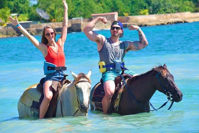 Negril 45-minute Guided Horseback Ride and Swim - Why the Negril ride ends in the Caribbean Sea