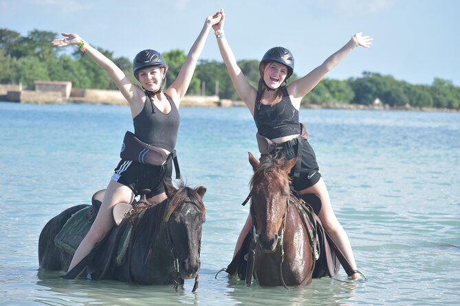 Negril 45-minute Guided Horseback Ride and Swim - Safety and control on horseback, helmets, backup riders, and real comfort