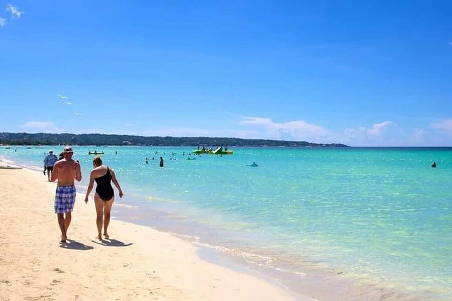 Negril Day Trip to Seven Mile Beach & Rick's Cafe w/Admissio - Seven Mile Beach: your 2 hours of sand, swim, and stroll