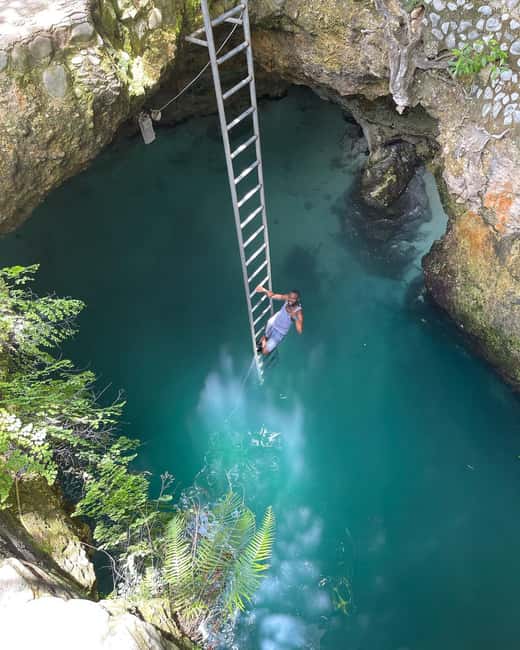 Negril Marijuana Farm and Mineral Spring Tour - Mineral Spring swim: why a quick dip can feel like the best part