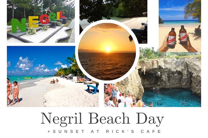 Negril Private and Public Beach with Ricks Cafe from Montego Bay - Key things I’d mark on your mental map