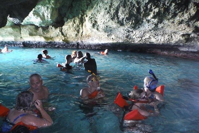 Negril Ricks cruise PLUS Booby Cay Lobster & Cave Snorkeling - Seven Mile Beach Reef Time: First Snorkel Stop and a Nature Lesson