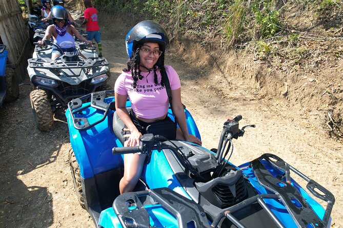 No driver’s license required Atv ride with transportation. - What to pack so stream splashes do not ruin your day